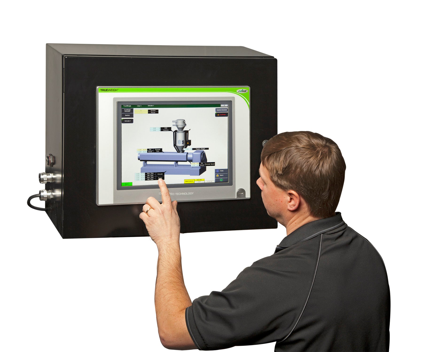 TrueWeigh™ touch control panel
