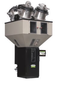 The latest upgrades to Conair TrueBlend™ gravimetric blenders introduce the next-generation SmartBlend SB-3 control and mechanical design changes that eliminate material losses, optimize critical blends and simplify clean-out and maintenance.