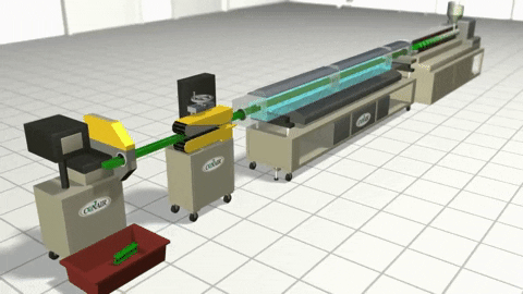 Proceso de extrusión Producto continuo