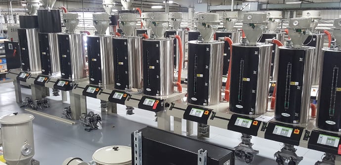 Resin drying equipment