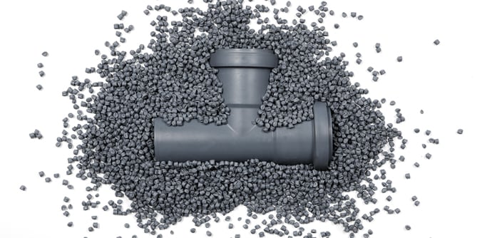 Plastic pellets and finished product